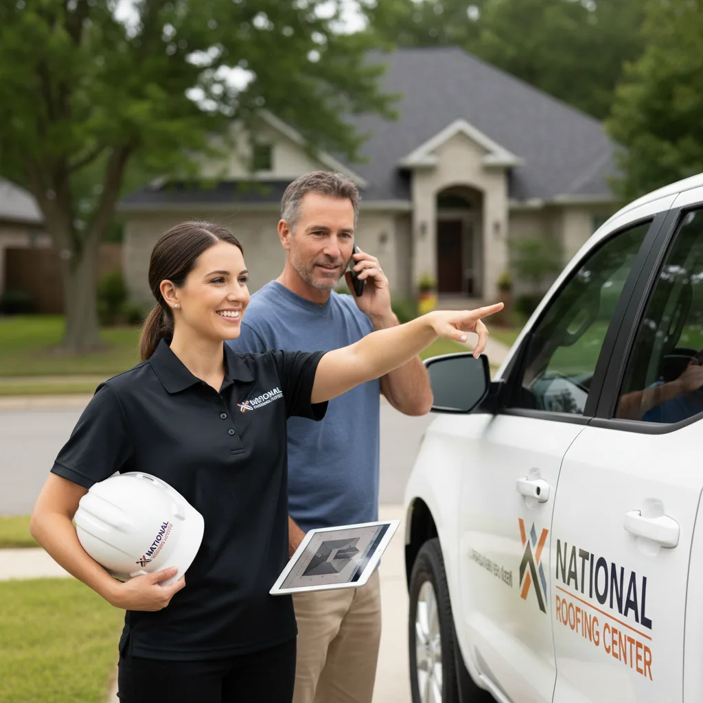 National Roofing Center customer support in Hitchcock